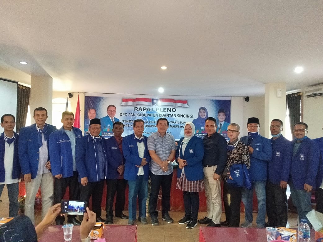 Gelar Rapat Pleno, PAN Putuskan Duet H Halim-Komperensi di Pilkada Kuansing